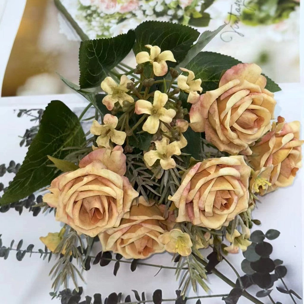 Bouquet bunga BKT 775 SNAPYY Mawar Artifisial Dekorasi Hiasan Seserahan Buket Palsu