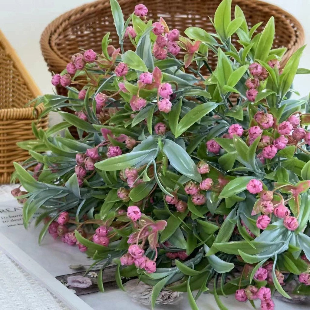 Bouquet bunga BKT 1007 Biji Bunga Buah Biji Kecil Artifisial Dekorasi Hiasan Seserahan Buket Palsu