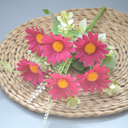 Bouquet bunga P110 CRISANTEMO Krisan Matahari Artifisial Dekorasi Hiasan Seserahan Buket Palsu