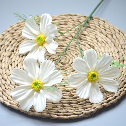 C14 SIYIN 62cm Artificial Bunga Krisan Diameter 10cm Palsu Plastik Buatan Imitasi Hias Dekor Buket Bouquet Rumah Pesta/Bunga Hias