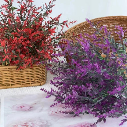 Bouquet bunga BKT 1004 VENDER Bunga Rumput Lavender Artifisial Dekorasi Hiasan Seserahan Buket Palsu