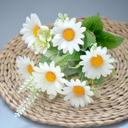 Bouquet bunga P110 CRISANTEMO Krisan Matahari Artifisial Dekorasi Hiasan Seserahan Buket Palsu