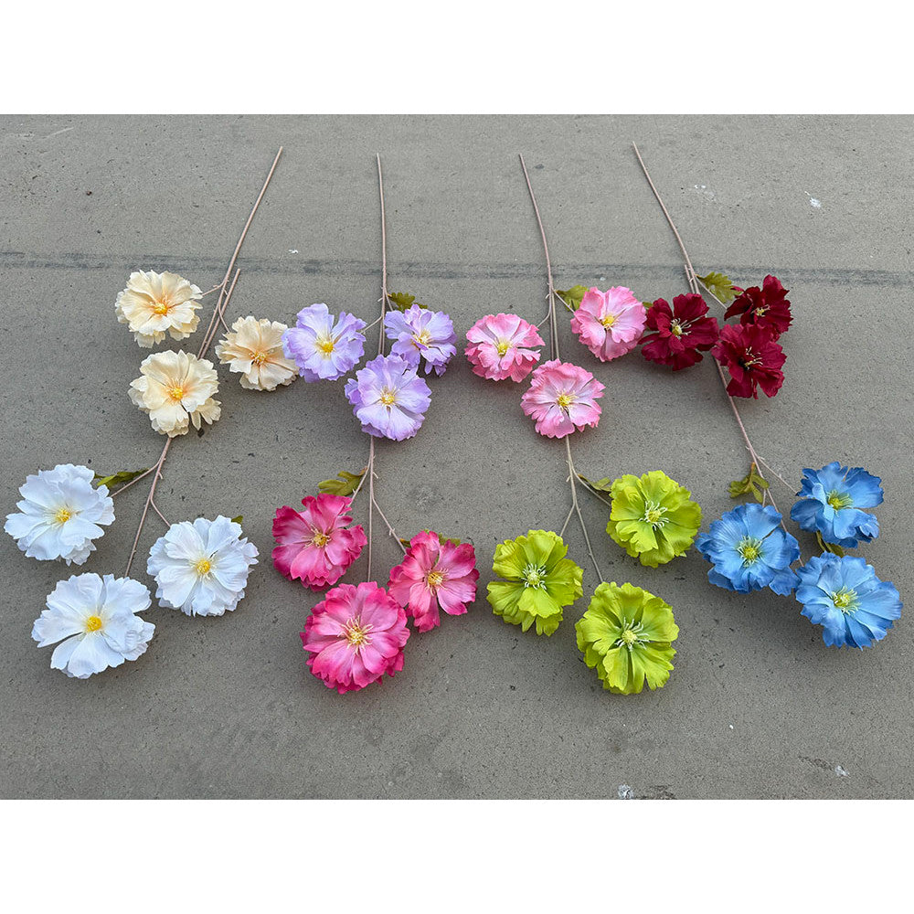 C16 LANXI 65cm Artificial Bunga Krisan Diameter 11cm Palsu Plastik Buatan Imitasi Hias Dekor Buket Bouquet Rumah Pesta/Bunga Hias