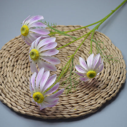C15 HUWE 75cm Artificial Bunga Krisan Diameter 6cm Palsu Plastik Buatan Imitasi Hias Dekor Buket Bouquet Rumah Pesta/Bunga Hias