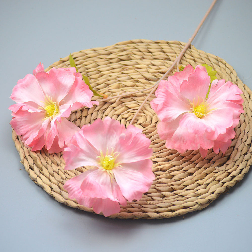 C16 LANXI 65cm Artificial Bunga Krisan Diameter 11cm Palsu Plastik Buatan Imitasi Hias Dekor Buket Bouquet Rumah Pesta/Bunga Hias