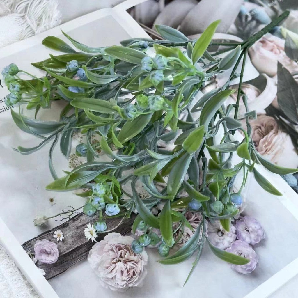 Bouquet bunga BKT 1007 Biji Bunga Buah Biji Kecil Artifisial Dekorasi Hiasan Seserahan Buket Palsu