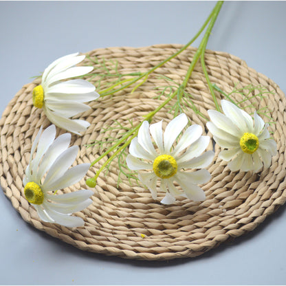 C15 HUWE 75cm Artificial Bunga Krisan Diameter 6cm Palsu Plastik Buatan Imitasi Hias Dekor Buket Bouquet Rumah Pesta/Bunga Hias