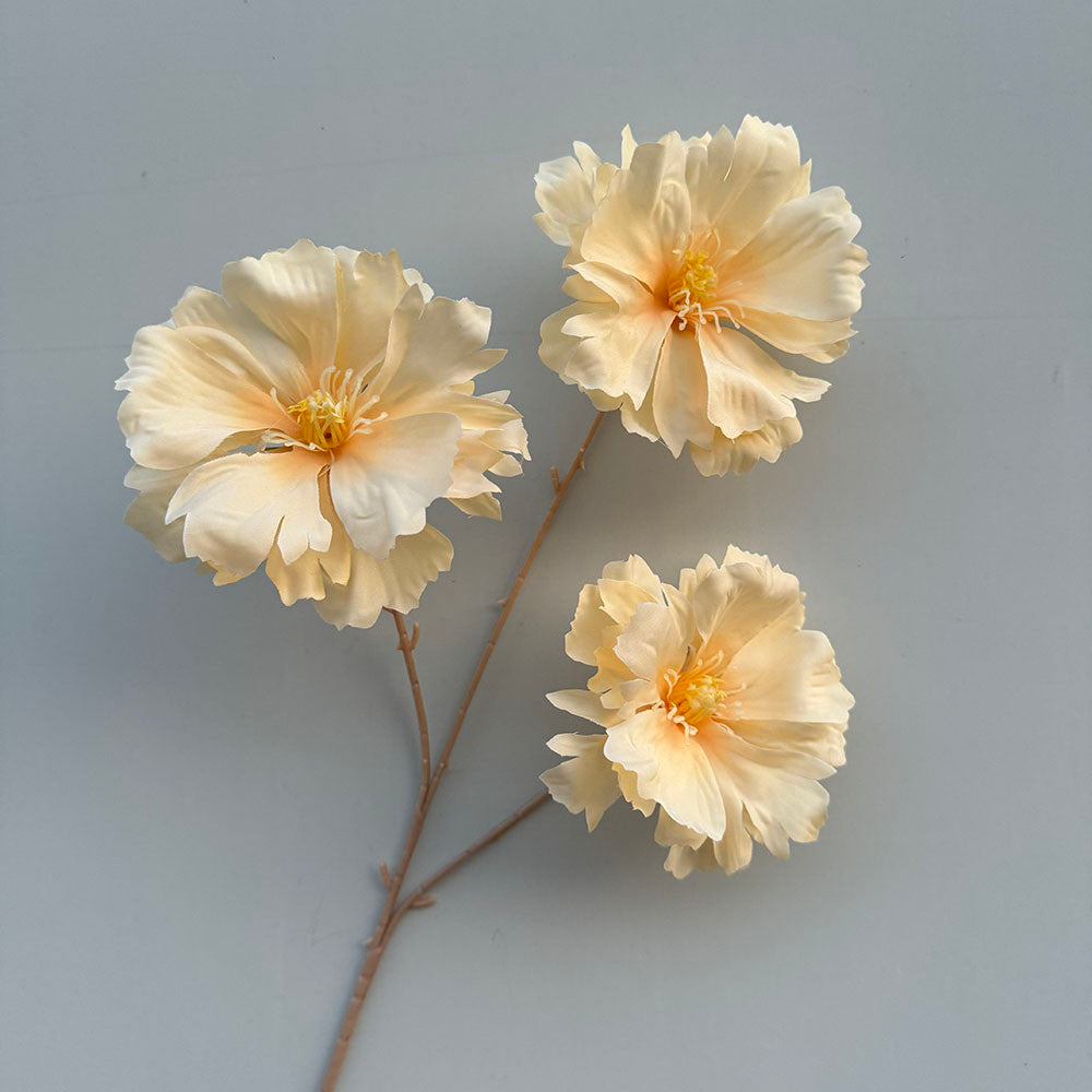 C16 LANXI 65cm Artificial Bunga Krisan Diameter 11cm Palsu Plastik Buatan Imitasi Hias Dekor Buket Bouquet Rumah Pesta/Bunga Hias