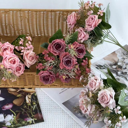 Bouquet bunga BKT 775 SNAPYY Mawar Artifisial Dekorasi Hiasan Seserahan Buket Palsu