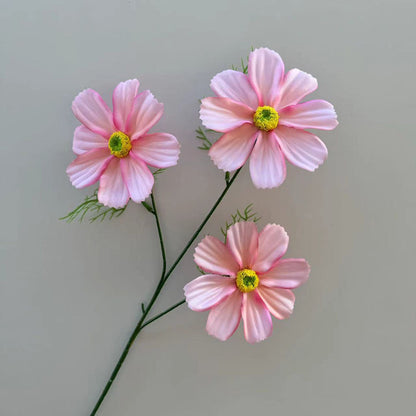 C14 SIYIN 62cm Artificial Bunga Krisan Diameter 10cm Palsu Plastik Buatan Imitasi Hias Dekor Buket Bouquet Rumah Pesta/Bunga Hias