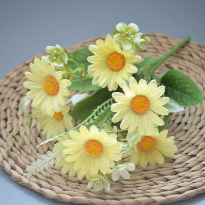 Bouquet bunga P110 CRISANTEMO Krisan Matahari Artifisial Dekorasi Hiasan Seserahan Buket Palsu