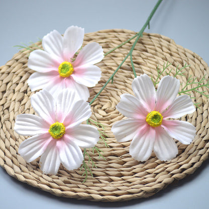 C14 SIYIN 62cm Artificial Bunga Krisan Diameter 10cm Palsu Plastik Buatan Imitasi Hias Dekor Buket Bouquet Rumah Pesta/Bunga Hias