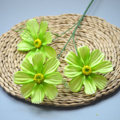 C14 SIYIN 62cm Artificial Bunga Krisan Diameter 10cm Palsu Plastik Buatan Imitasi Hias Dekor Buket Bouquet Rumah Pesta/Bunga Hias