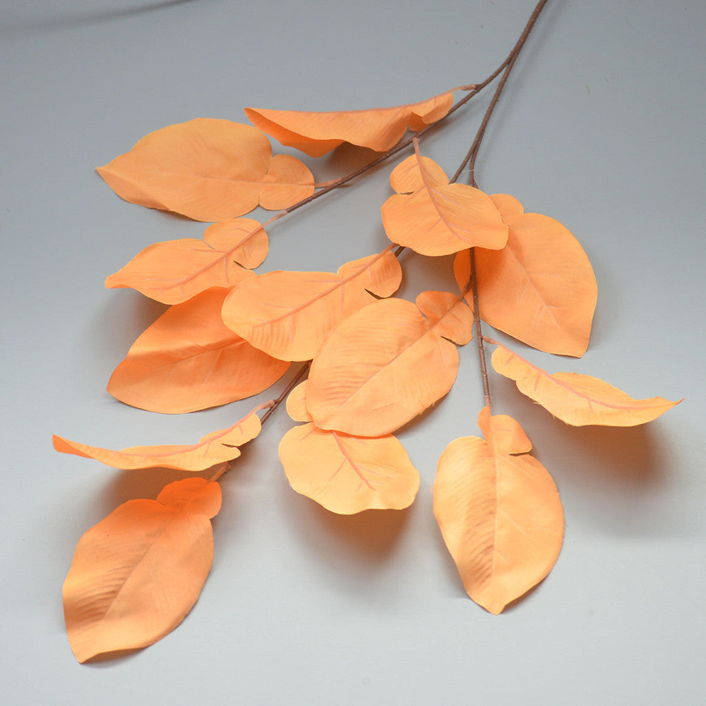 C19 DAWUN  3 Cabang 95cm Artificial Daun Sleeve Leaves 16cm x 9cm Palsu Plastik Buatan Imitasi Hias Dekor Buket Bouquet Rumah Pesta/Bunga Hias