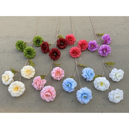 C18 ULU-ULU Artificial Bunga Mawar Panjang 65cm Diameter 10cm Palsu Plastik Buatan Imitasi Hias Dekor Buket Bouquet Rumah Pesta/Bunga Hias