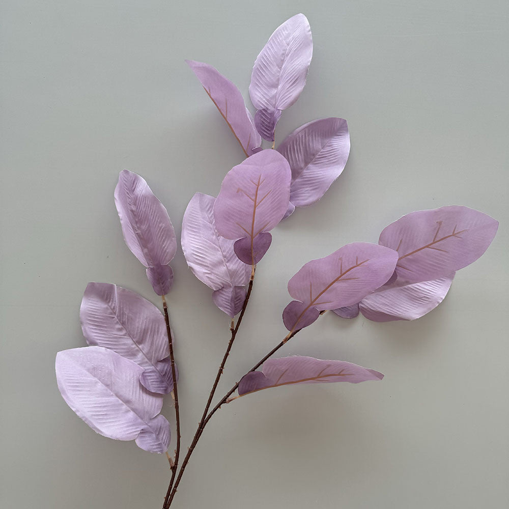 C19 DAWUN  3 Cabang 95cm Artificial Daun Sleeve Leaves 16cm x 9cm Palsu Plastik Buatan Imitasi Hias Dekor Buket Bouquet Rumah Pesta/Bunga Hias