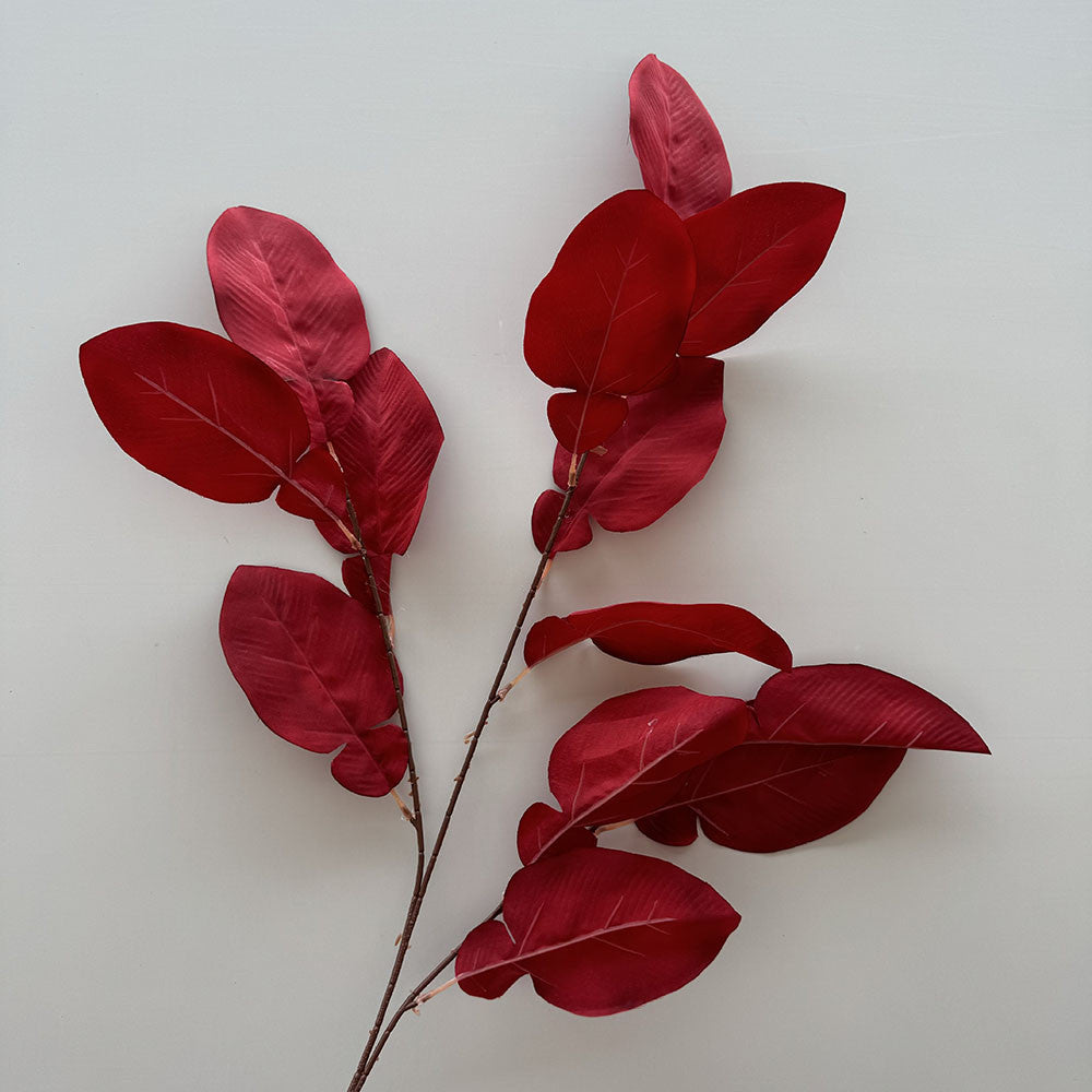 C19 DAWUN  3 Cabang 95cm Artificial Daun Sleeve Leaves 16cm x 9cm Palsu Plastik Buatan Imitasi Hias Dekor Buket Bouquet Rumah Pesta/Bunga Hias