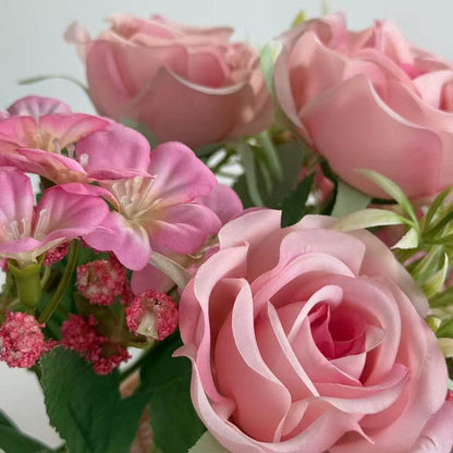 Bouquet bunga BKT 1012 RIN Bunga Mawar Rose Artifisial Dekorasi Hiasan Seserahan Buket Palsu