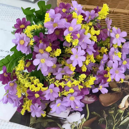 Bouquet bunga BKT 1009 DAISYS Bunga Krisan Artifisial Dekorasi Hiasan Seserahan Buket Palsu
