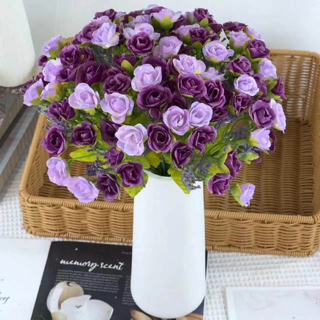 Bouquet bunga BKT 1010 MINNIE Bunga Mawar Rose Artifisial Dekorasi Hiasan Seserahan Buket Palsu