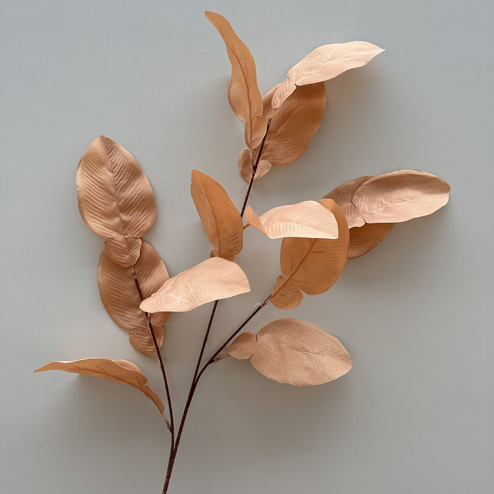 C19 DAWUN  3 Cabang 95cm Artificial Daun Sleeve Leaves 16cm x 9cm Palsu Plastik Buatan Imitasi Hias Dekor Buket Bouquet Rumah Pesta/Bunga Hias