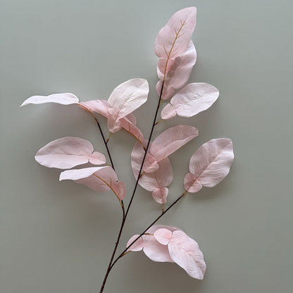 C19 DAWUN  3 Cabang 95cm Artificial Daun Sleeve Leaves 16cm x 9cm Palsu Plastik Buatan Imitasi Hias Dekor Buket Bouquet Rumah Pesta/Bunga Hias