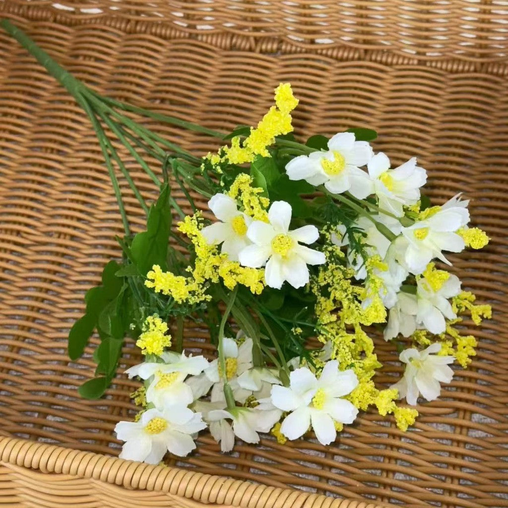 Bouquet bunga BKT 1009 DAISYS Bunga Krisan Artifisial Dekorasi Hiasan Seserahan Buket Palsu