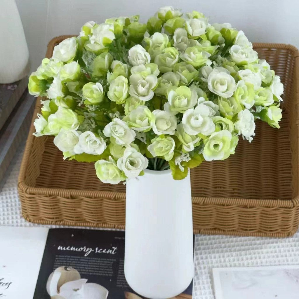 Bouquet bunga BKT 1010 MINNIE Bunga Mawar Rose Artifisial Dekorasi Hiasan Seserahan Buket Palsu