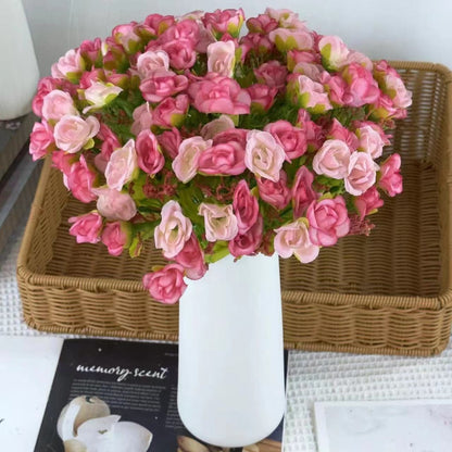 Bouquet bunga BKT 1010 MINNIE Bunga Mawar Rose Artifisial Dekorasi Hiasan Seserahan Buket Palsu