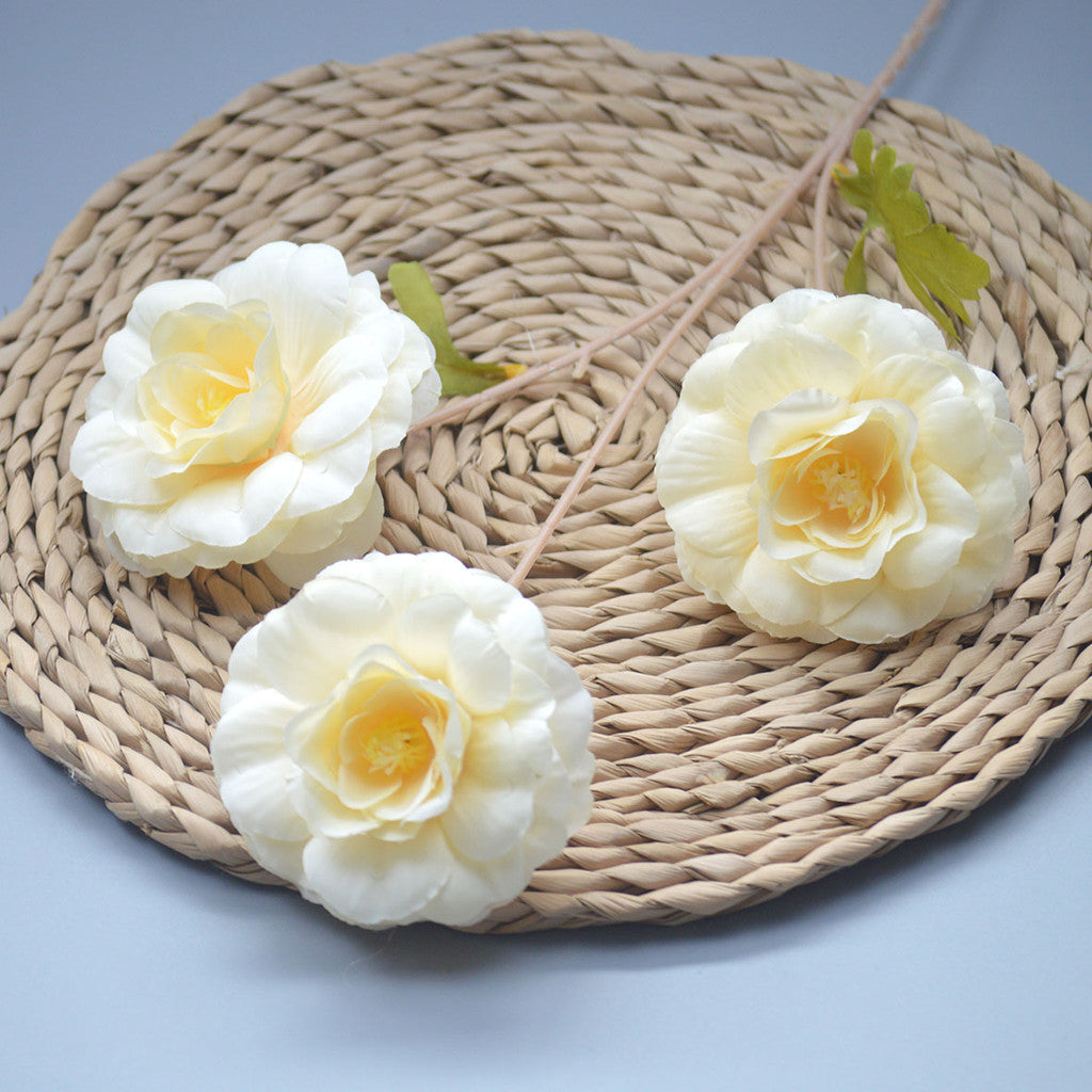 C18 ULU-ULU Artificial Bunga Mawar Panjang 65cm Diameter 10cm Palsu Plastik Buatan Imitasi Hias Dekor Buket Bouquet Rumah Pesta/Bunga Hias