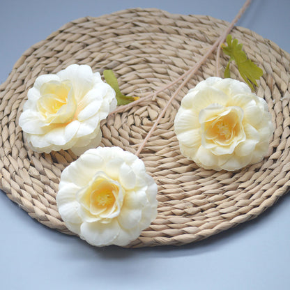 C18 ULU-ULU Artificial Bunga Mawar Panjang 65cm Diameter 10cm Palsu Plastik Buatan Imitasi Hias Dekor Buket Bouquet Rumah Pesta/Bunga Hias