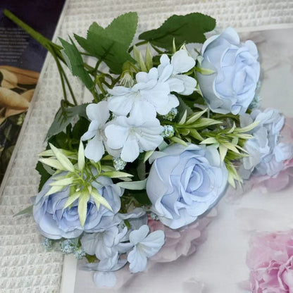 Bouquet bunga BKT 1012 RIN Bunga Mawar Rose Artifisial Dekorasi Hiasan Seserahan Buket Palsu