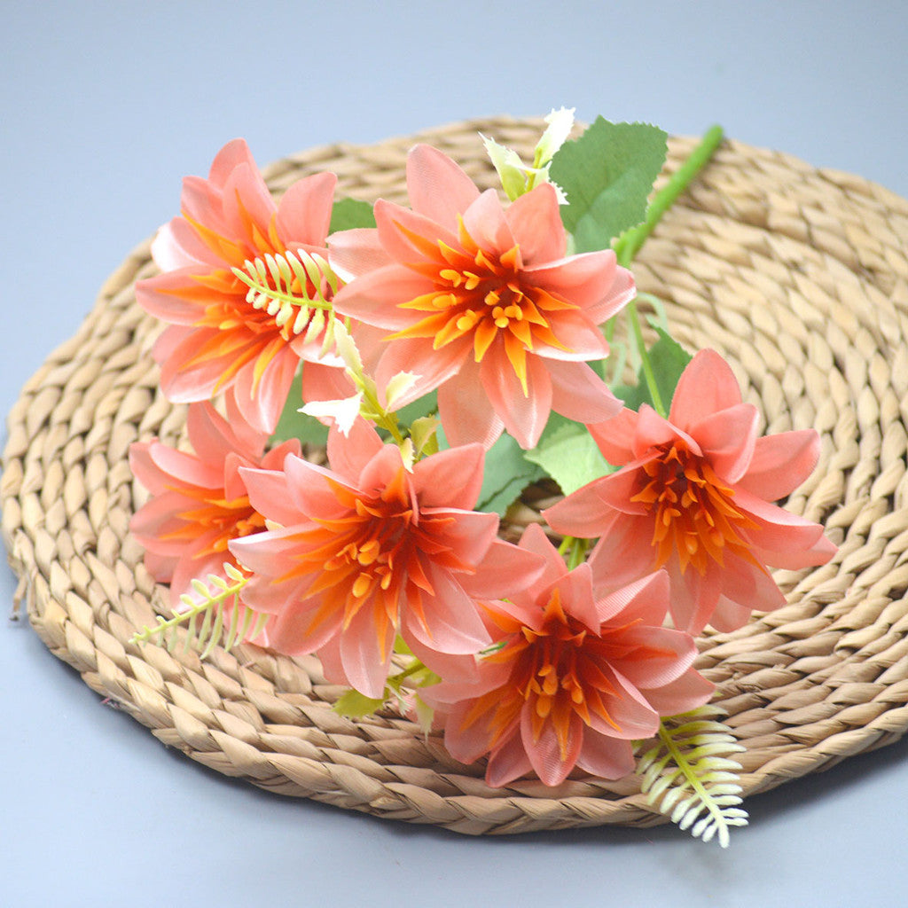 Bouquet bunga P112 SAYA Krisan Matahari Artifisial Dekorasi Hiasan Seserahan Buket Palsu