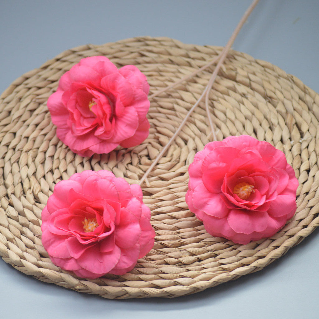 C18 ULU-ULU Artificial Bunga Mawar Panjang 65cm Diameter 10cm Palsu Plastik Buatan Imitasi Hias Dekor Buket Bouquet Rumah Pesta/Bunga Hias