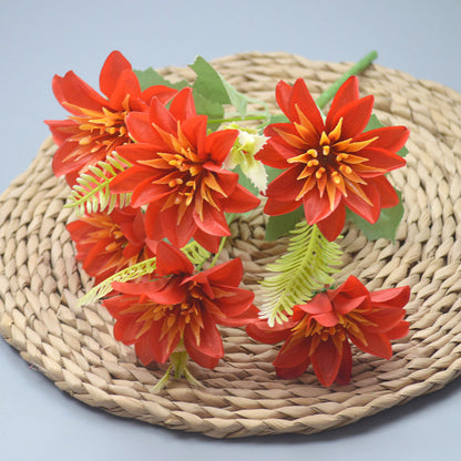 Bouquet bunga P112 SAYA Krisan Matahari Artifisial Dekorasi Hiasan Seserahan Buket Palsu