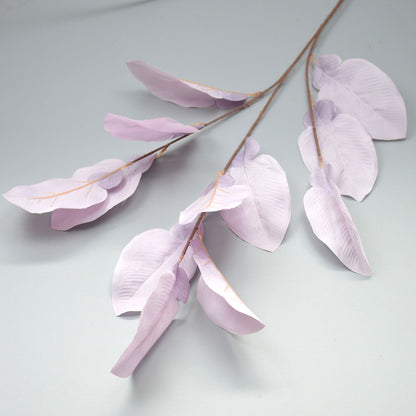 C19 DAWUN  3 Cabang 95cm Artificial Daun Sleeve Leaves 16cm x 9cm Palsu Plastik Buatan Imitasi Hias Dekor Buket Bouquet Rumah Pesta/Bunga Hias