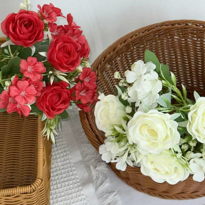 Bouquet bunga BKT 1012 RIN Bunga Mawar Rose Artifisial Dekorasi Hiasan Seserahan Buket Palsu