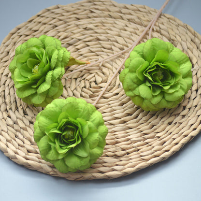 C18 ULU-ULU Artificial Bunga Mawar Panjang 65cm Diameter 10cm Palsu Plastik Buatan Imitasi Hias Dekor Buket Bouquet Rumah Pesta/Bunga Hias