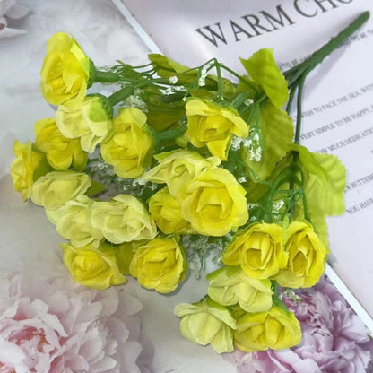 Bouquet bunga BKT 1010 MINNIE Bunga Mawar Rose Artifisial Dekorasi Hiasan Seserahan Buket Palsu