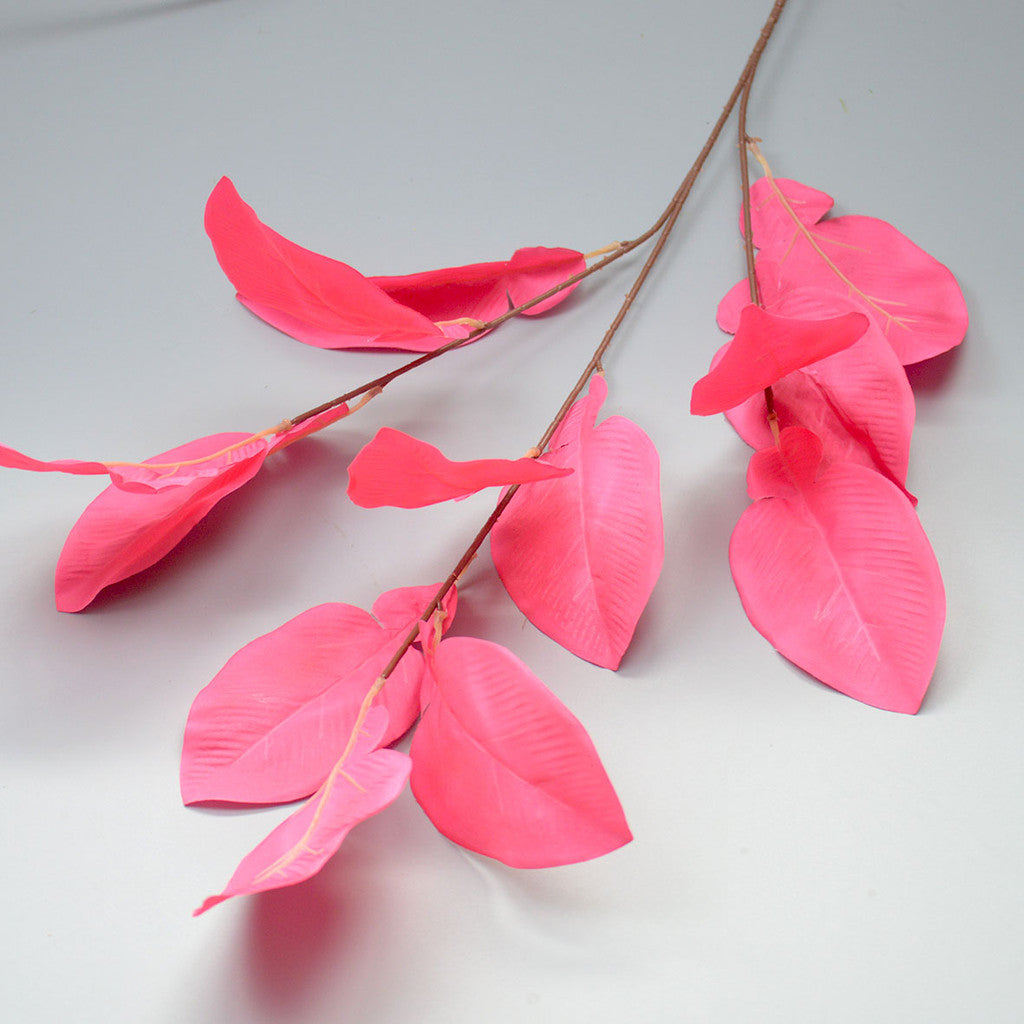 C19 DAWUN  3 Cabang 95cm Artificial Daun Sleeve Leaves 16cm x 9cm Palsu Plastik Buatan Imitasi Hias Dekor Buket Bouquet Rumah Pesta/Bunga Hias