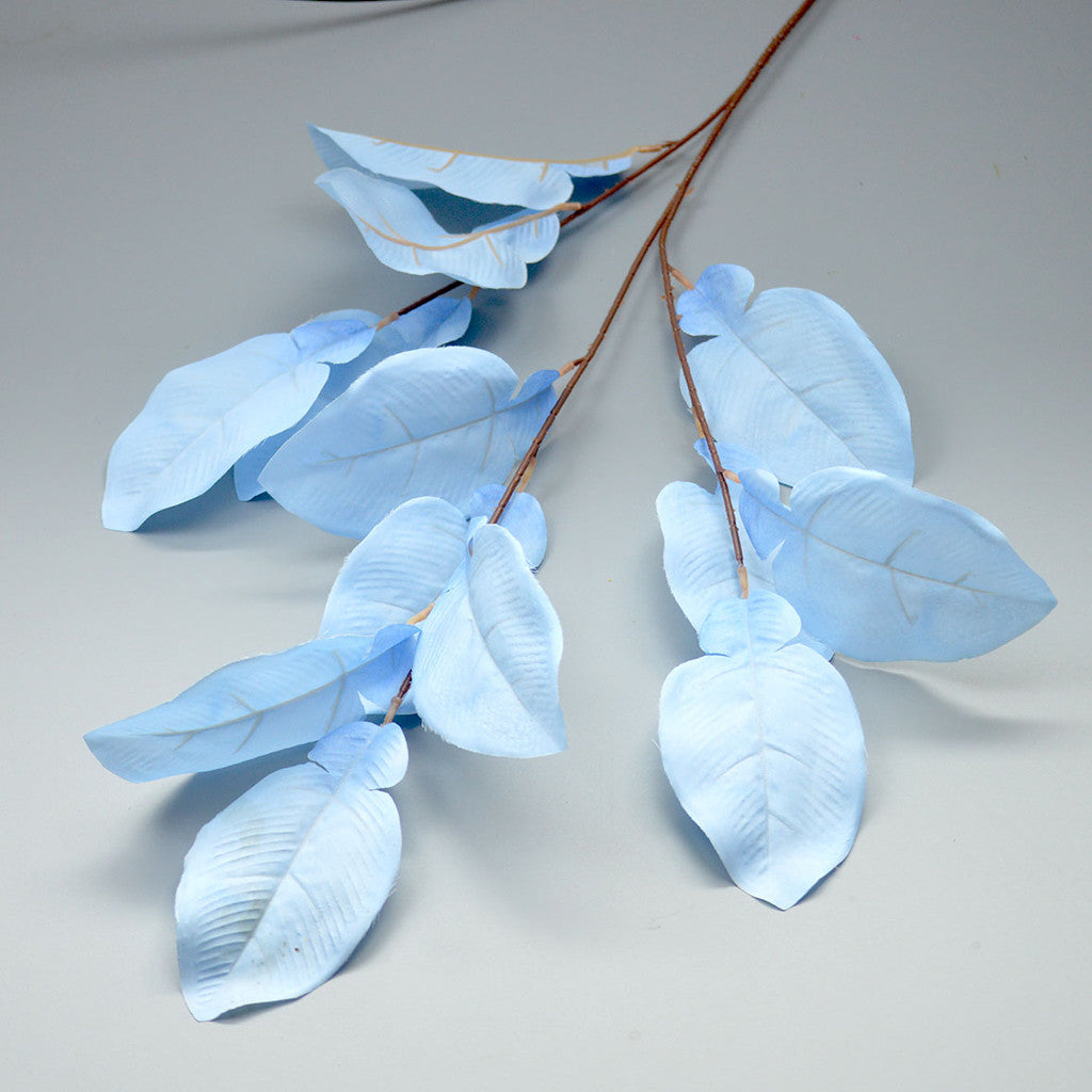 C19 DAWUN  3 Cabang 95cm Artificial Daun Sleeve Leaves 16cm x 9cm Palsu Plastik Buatan Imitasi Hias Dekor Buket Bouquet Rumah Pesta/Bunga Hias