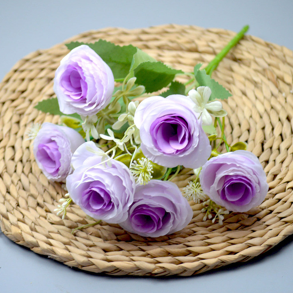 Bouquet bunga P113 HAHA Mawar Peony Artifisial Dekorasi Hiasan Seserahan Buket Palsu