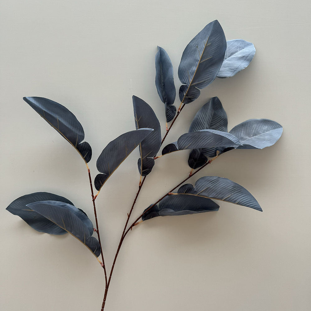C19 DAWUN  3 Cabang 95cm Artificial Daun Sleeve Leaves 16cm x 9cm Palsu Plastik Buatan Imitasi Hias Dekor Buket Bouquet Rumah Pesta/Bunga Hias