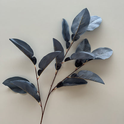 C19 DAWUN  3 Cabang 95cm Artificial Daun Sleeve Leaves 16cm x 9cm Palsu Plastik Buatan Imitasi Hias Dekor Buket Bouquet Rumah Pesta/Bunga Hias