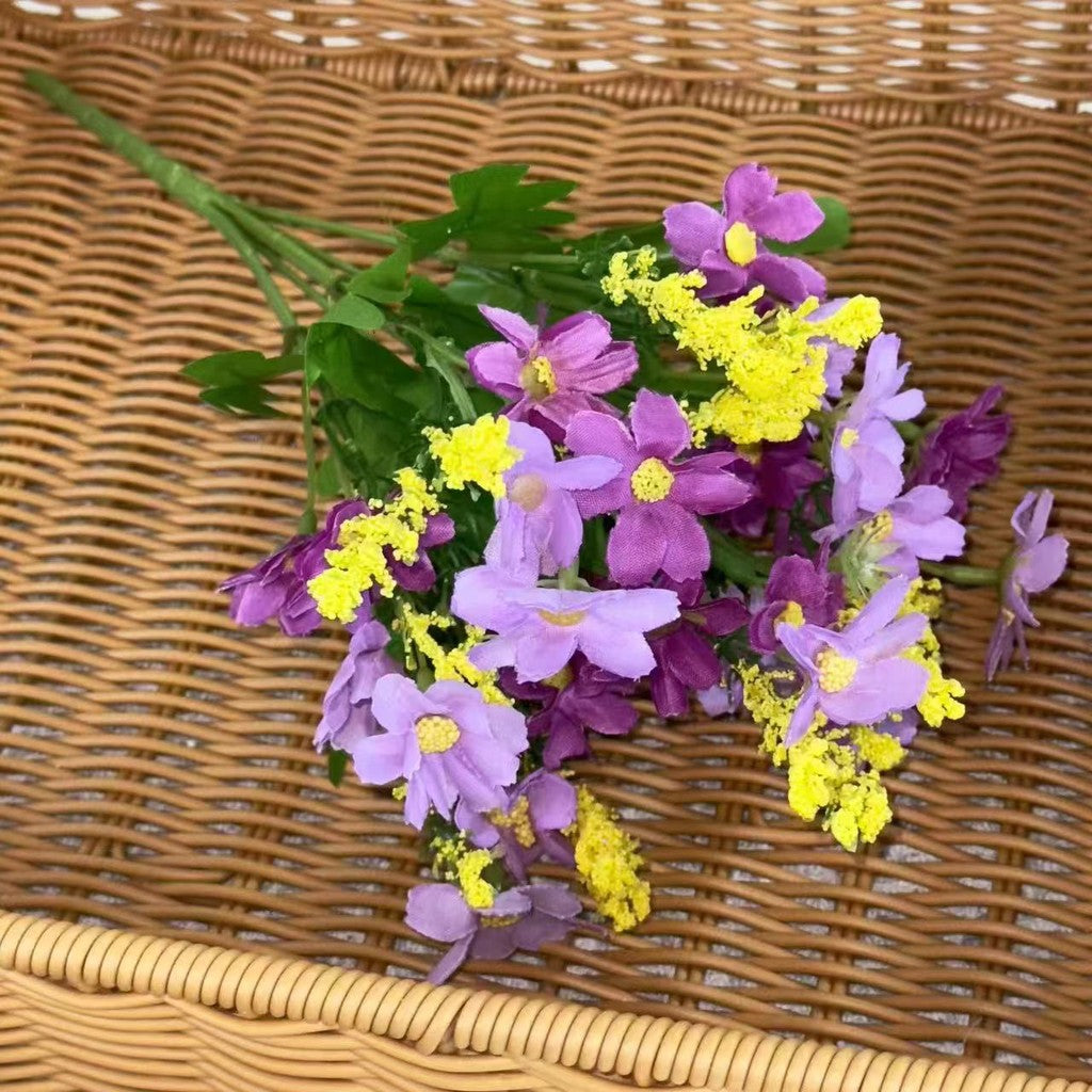 Bouquet bunga BKT 1009 DAISYS Bunga Krisan Artifisial Dekorasi Hiasan Seserahan Buket Palsu