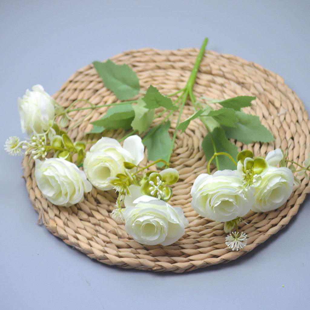 Bouquet bunga P113 HAHA Mawar Peony Artifisial Dekorasi Hiasan Seserahan Buket Palsu