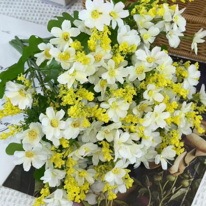 Bouquet bunga BKT 1009 DAISYS Bunga Krisan Artifisial Dekorasi Hiasan Seserahan Buket Palsu