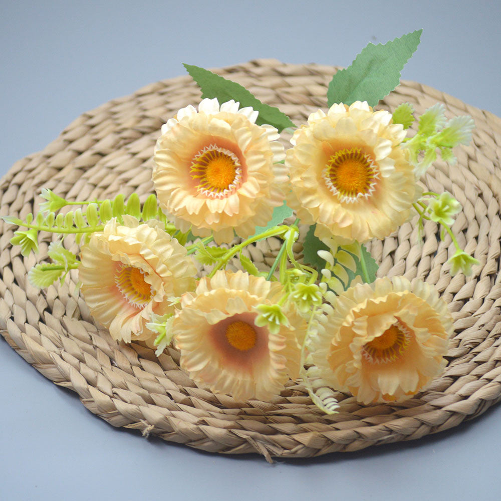 Bouquet bunga P116 SYREN Mawar Artifisial Dekorasi Hiasan Seserahan Buket Palsu