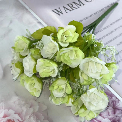 Bouquet bunga BKT 1010 MINNIE Bunga Mawar Rose Artifisial Dekorasi Hiasan Seserahan Buket Palsu