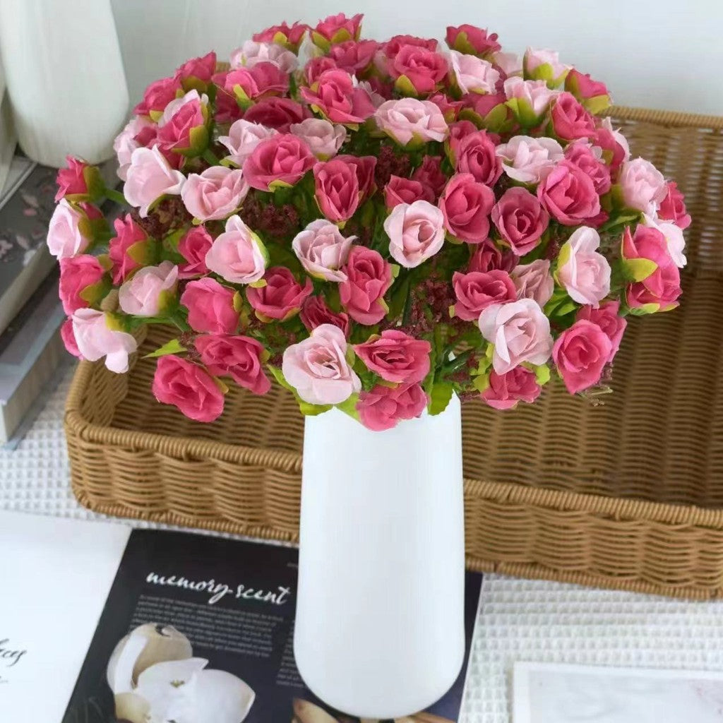 Bouquet bunga BKT 1010 MINNIE Bunga Mawar Rose Artifisial Dekorasi Hiasan Seserahan Buket Palsu